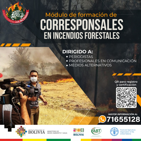 MMAYA LANZA CURSO DE CORRESPONSALES EN INCENDIOS FORESTALES PARA PERIODISTAS